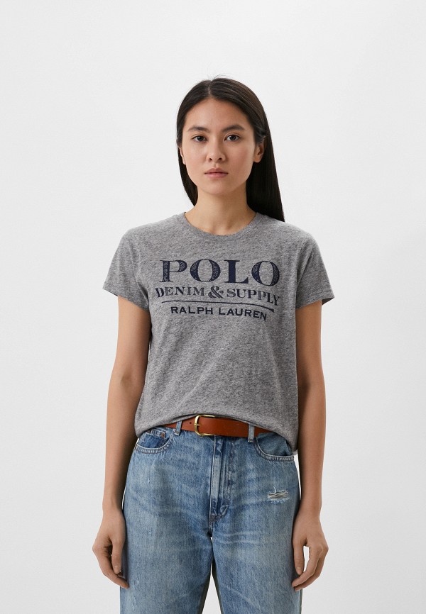 

Футболка Polo Ralph Lauren, Серый, Polo Ralph Lauren RTLABA451101