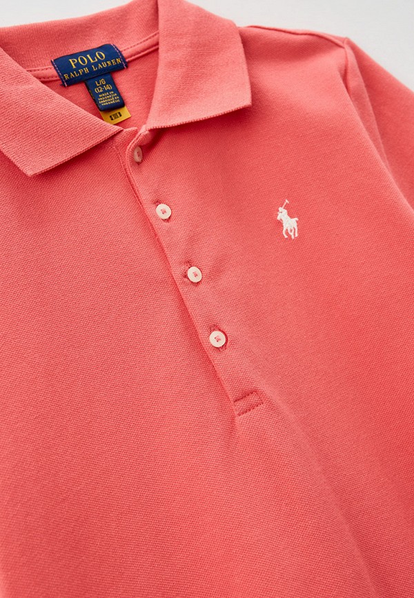 Поло для девочки Polo Ralph Lauren 313698589106 Фото 3