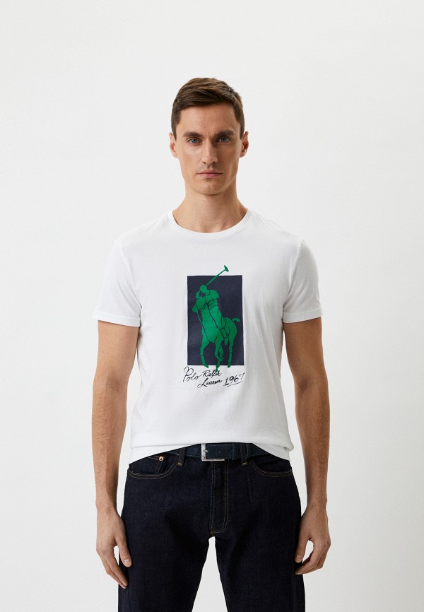 

Футболка Polo Ralph Lauren, Белый, Polo Ralph Lauren RTLABA453801