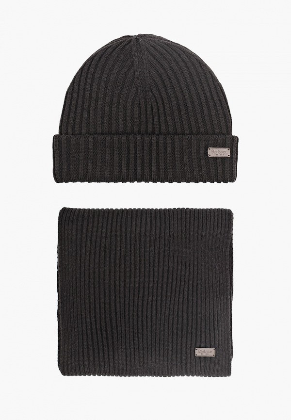 

Шапка и шарф Barbour, Черный