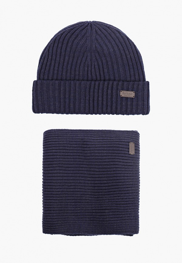 

Шапка и шарф Barbour, Синий