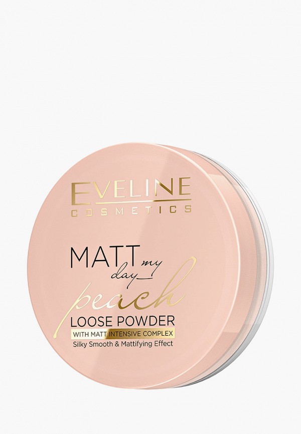 Пудра Eveline Cosmetics ТРАНСПАРЕНТНАЯ МАТИРУЮЩАЯ ПУДРА–PEACH серии MATT MY DAY LOOSE POWDER, 6 г