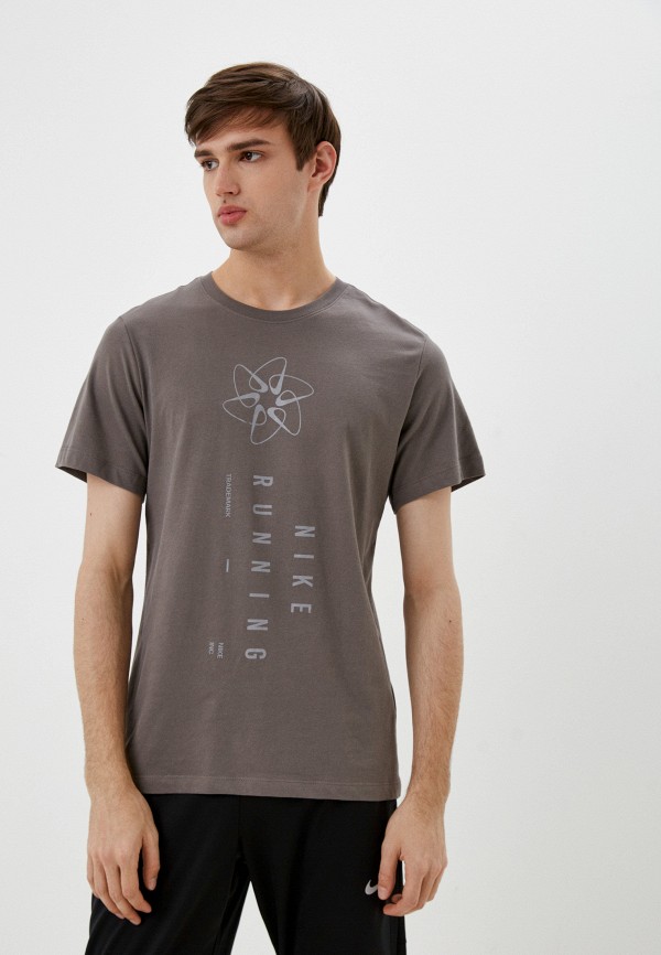 

Футболка Nike, Серый, U NK DF TEE RUN DIVISION