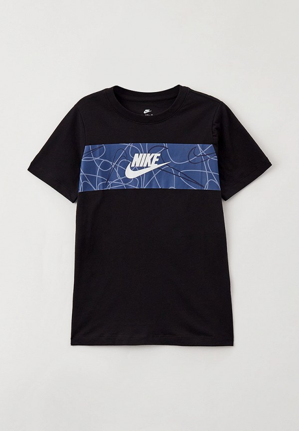

Футболка Nike, Черный, B NSW FUTURA PANEL TEE
