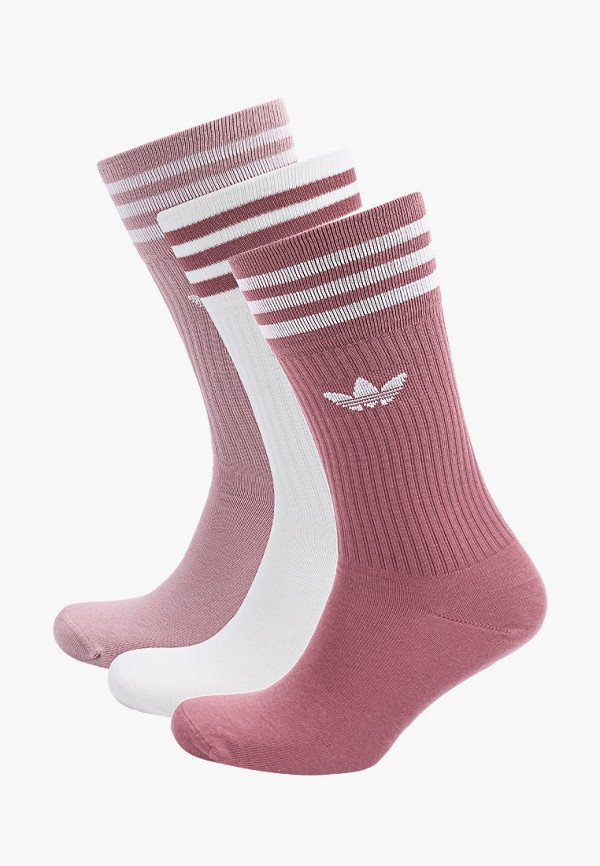 

Носки 3 пары adidas Originals, Белый;розовый, adidas Originals RTLABA587801