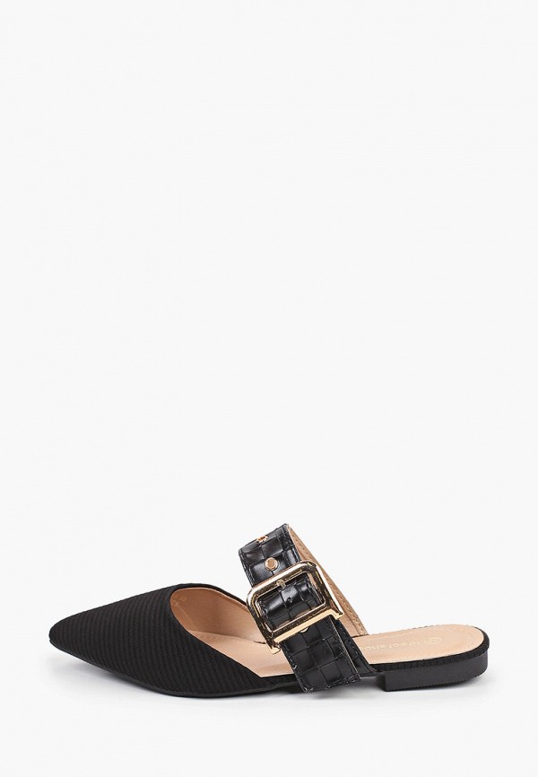 

Мюли Ideal Shoes, Черный, Ideal Shoes RTLABA633601