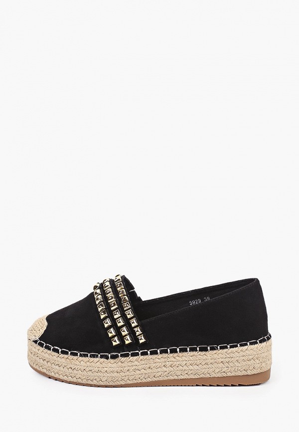 

Эспадрильи Ideal Shoes, Черный, Ideal Shoes RTLABA634201