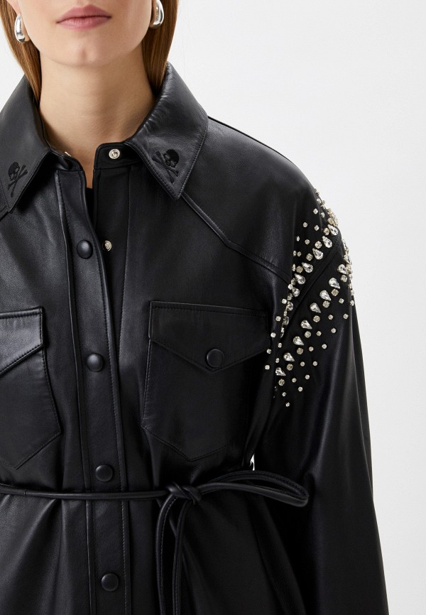 фото Куртка кожаная philipp plein