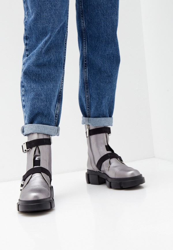 

Ботинки Pollini, Серебряный, Pollini RTLABA750001