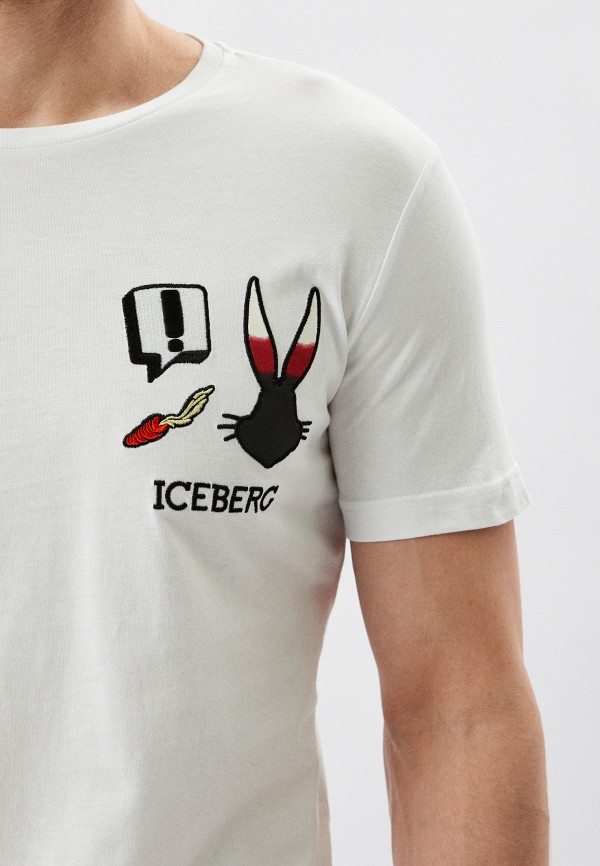 Футболка Iceberg белый, размер 54, фото 4