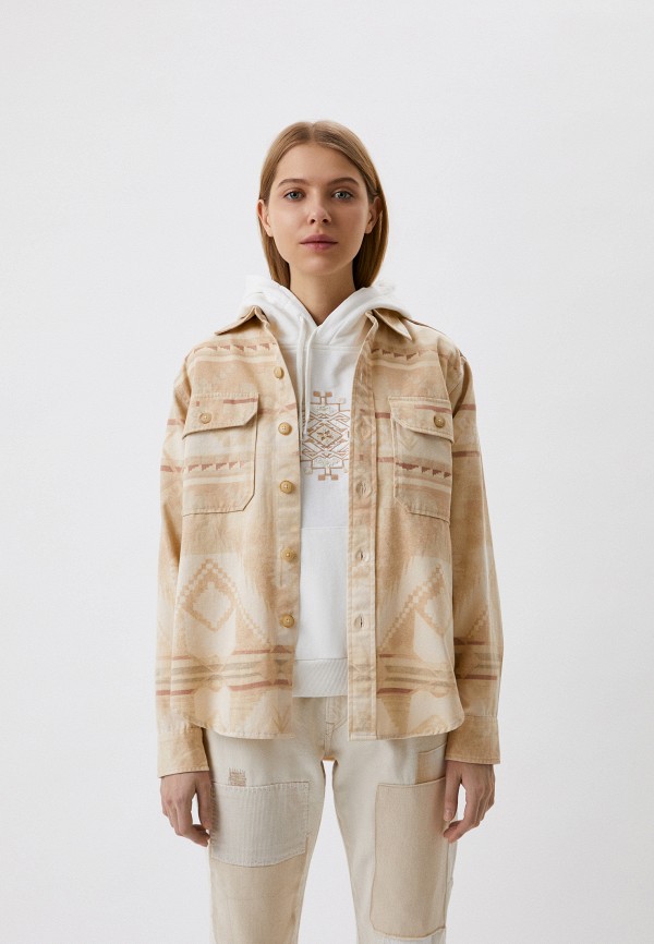 

Рубашка Polo Ralph Lauren, Бежевый, Polo Ralph Lauren RTLABA788601