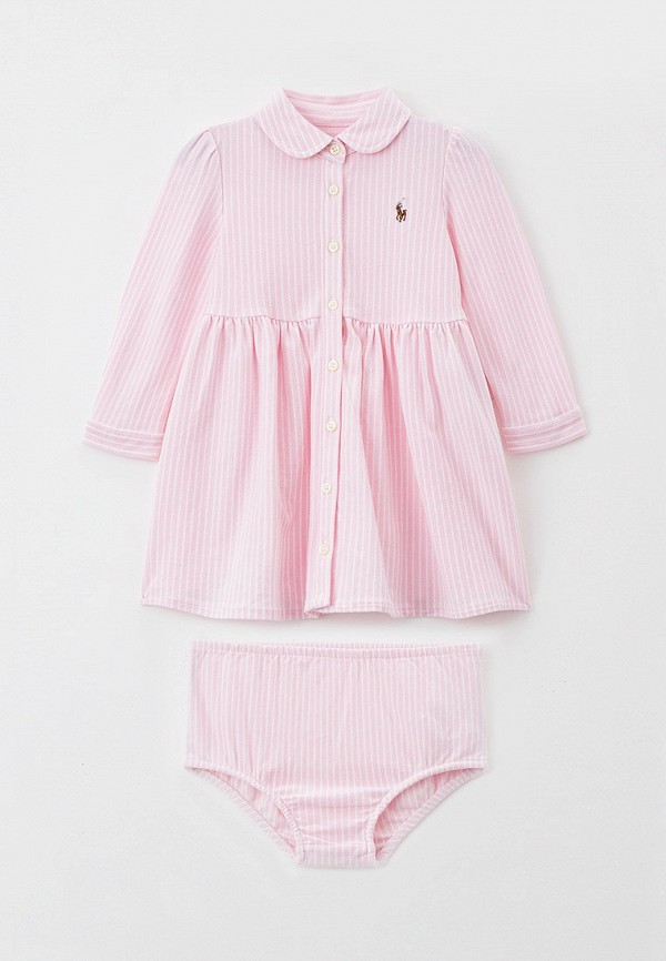 

Платье и трусы Polo Ralph Lauren, Розовый, Polo Ralph Lauren RTLABA792801