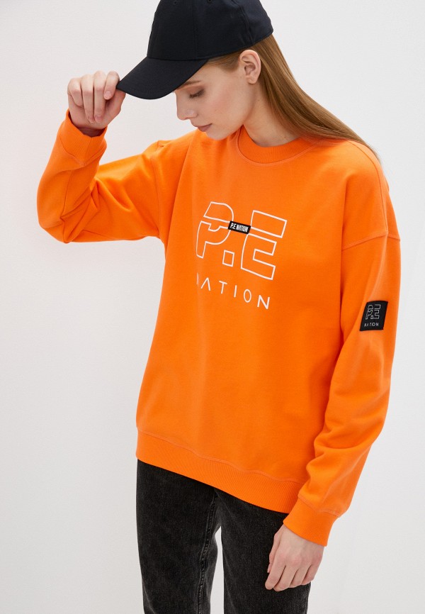 Свитшот P.E Nation оранжевого цвета