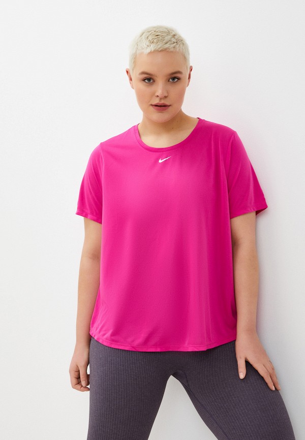 

Футболка спортивная Nike, Розовый, W NK ONE DF SS STD TOP PLUS