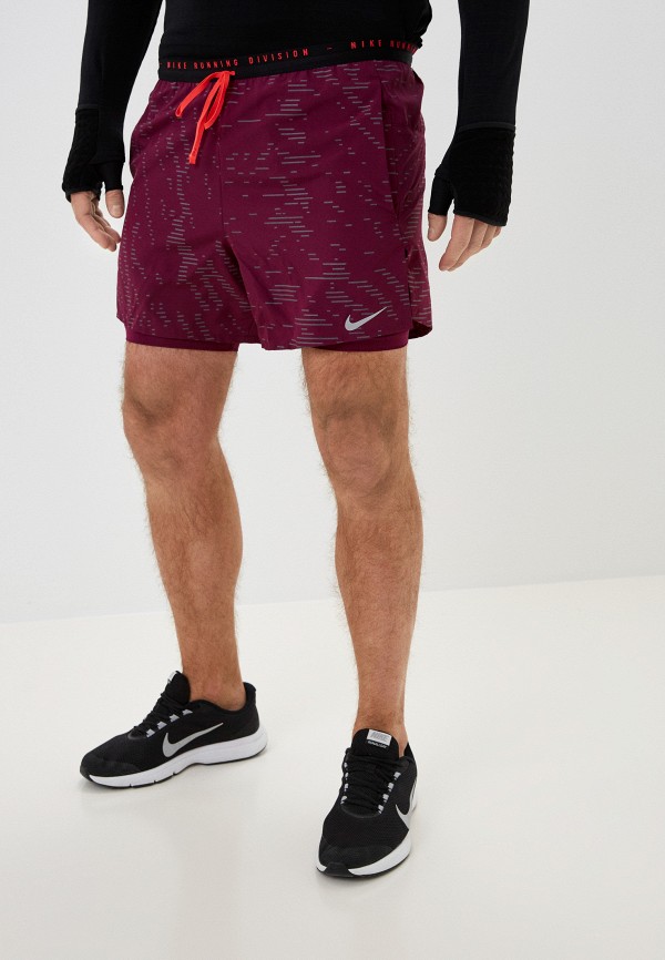 

Шорты спортивные Nike, Бордовый, M NK RDVN FLX STRD 2IN1 5IN