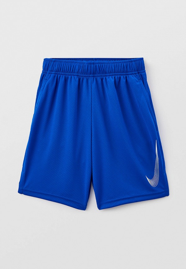 Шорты спортивные Nike синего цвета