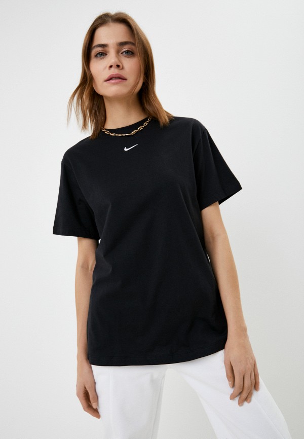 

Футболка Nike, Черный, W NSW ESSNTL TEE BF LBR