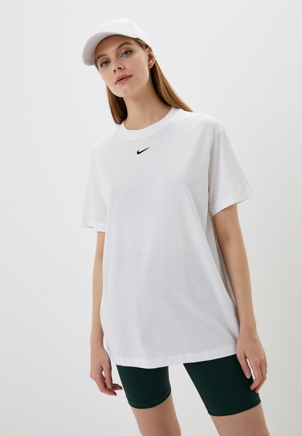 

Футболка Nike, Белый, W NSW ESSNTL TEE BF LBR