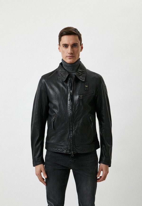 

Куртка кожаная Blauer USA, Черный