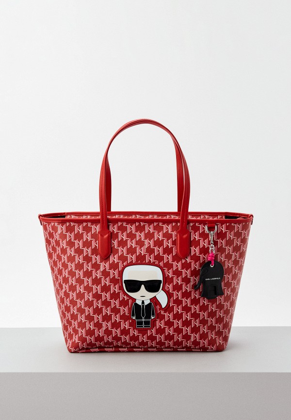 

Сумка и брелок Karl Lagerfeld, Бордовый
