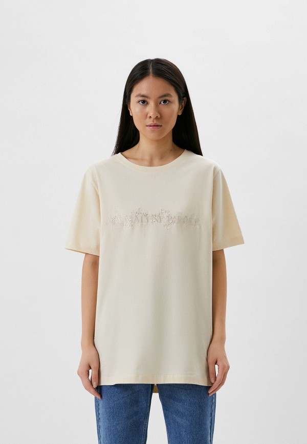 

Футболка By Malene Birger, Бежевый, By Malene Birger RTLABB015602