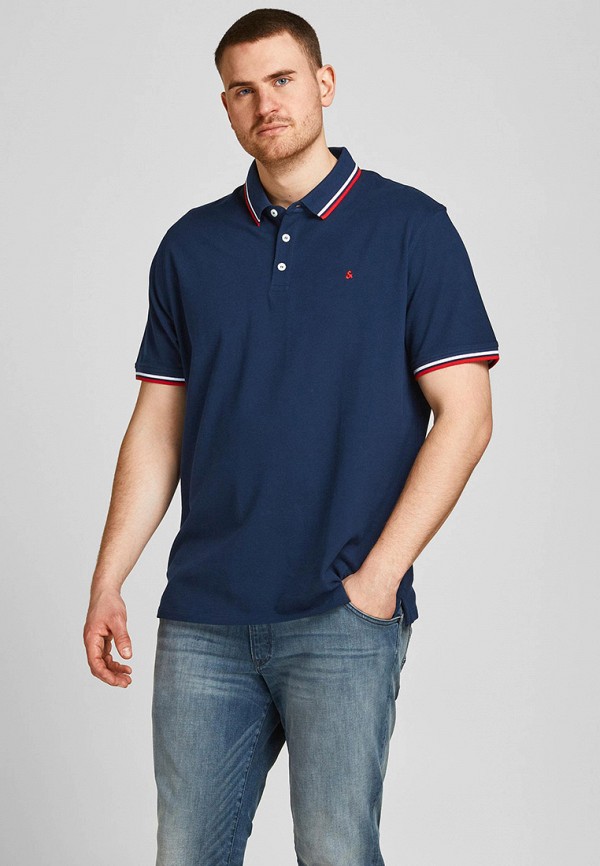

Поло Jack & Jones, Синий, Jack & Jones RTLABB071101