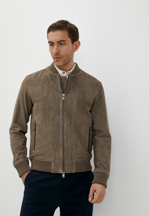 

Куртка кожаная Selected Homme, Коричневый