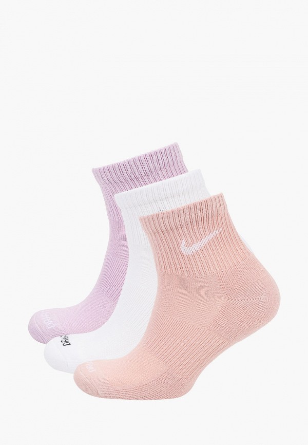 

Носки 3 пары Nike, Разноцветный, U NK EVRY PLUS CUSH ANKLE 3PR