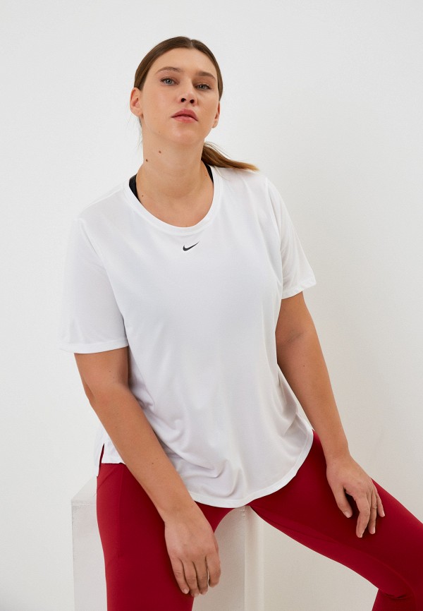 

Футболка спортивная Nike, Белый, W NK ONE DF SS STD TOP PLUS