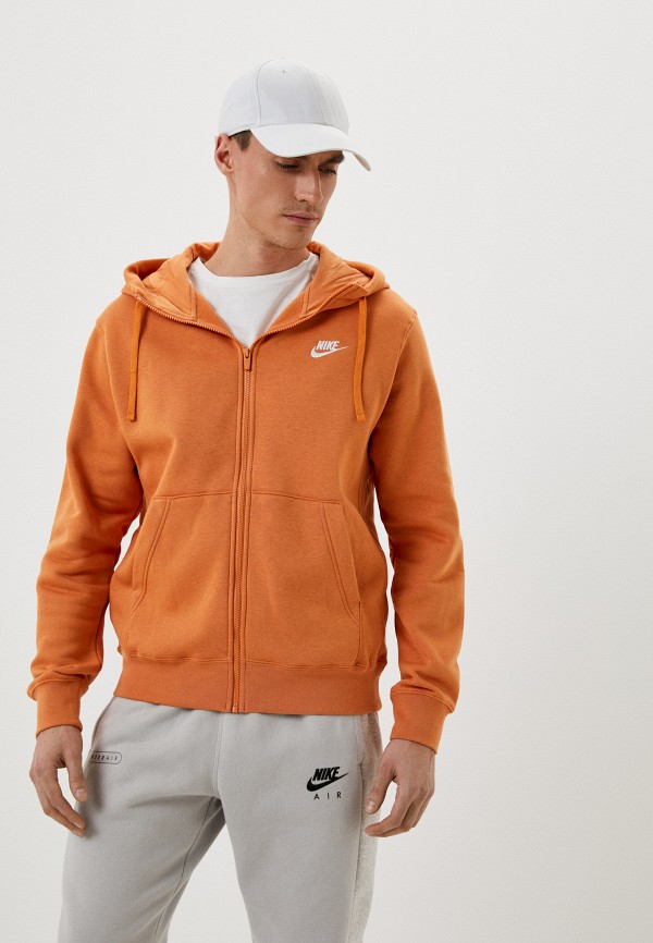 

Толстовка Nike, Оранжевый, M NSW CLUB HOODIE FZ BB