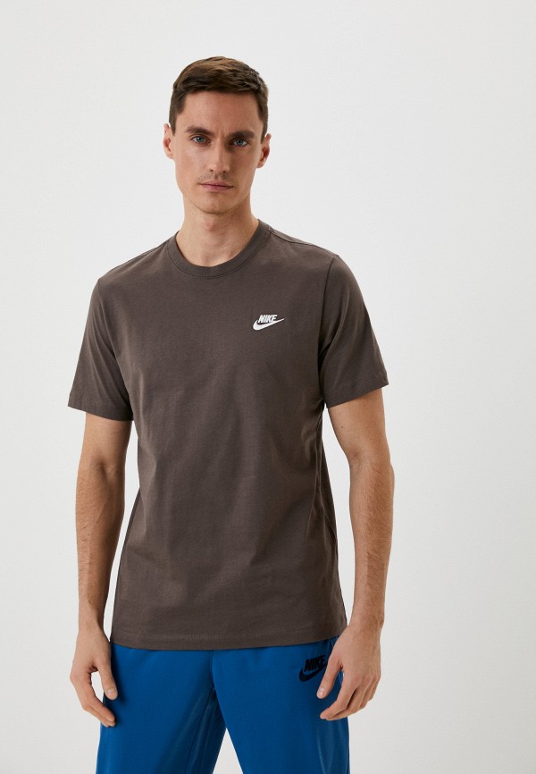 

Футболка Nike, Коричневый, M NSW CLUB TEE