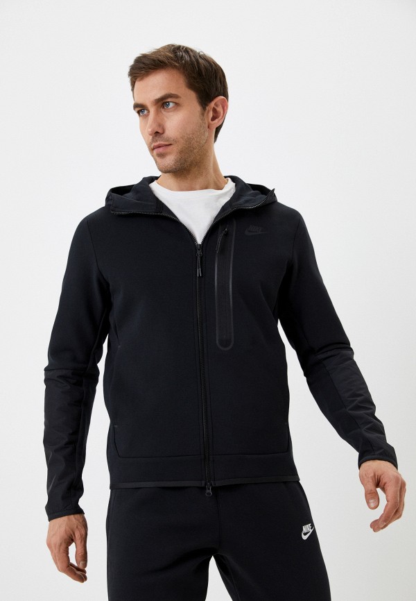 

Толстовка Nike, Черный, M NSW TCH FLC FZ WVN HOODE MIX