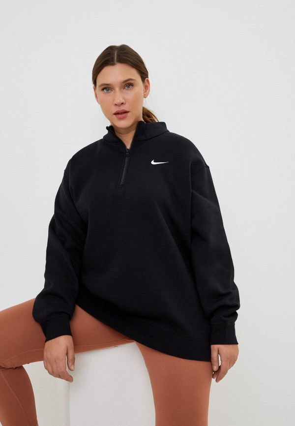 

Олимпийка Nike, Черный, W NSW ESSNTL CLCTN FLC QZ PLUS