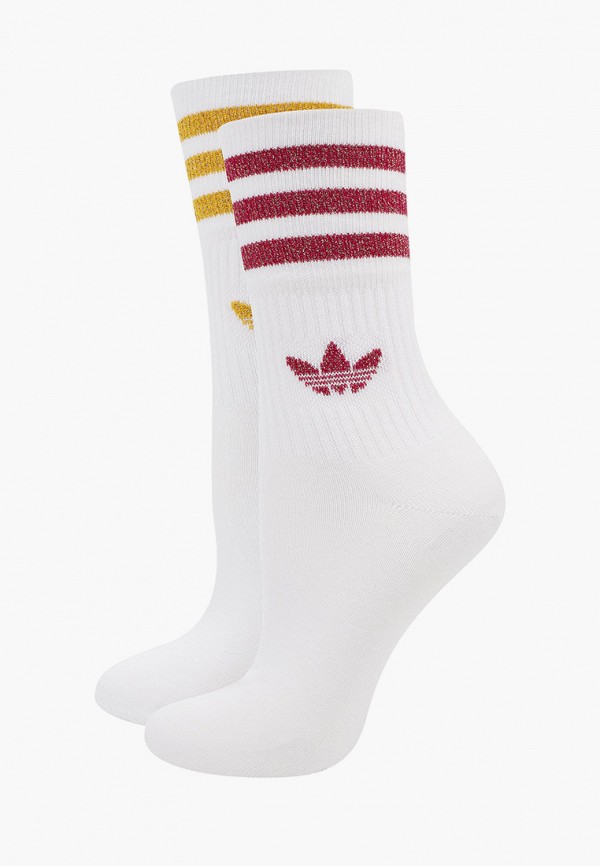 

Носки 2 пары adidas Originals, Белый, MID CUT GLT SCK