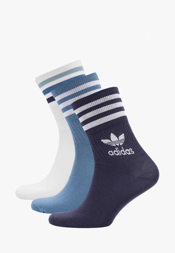 

Носки 3 пары adidas Originals, Белый;голубой;синий, adidas Originals RTLABB198001