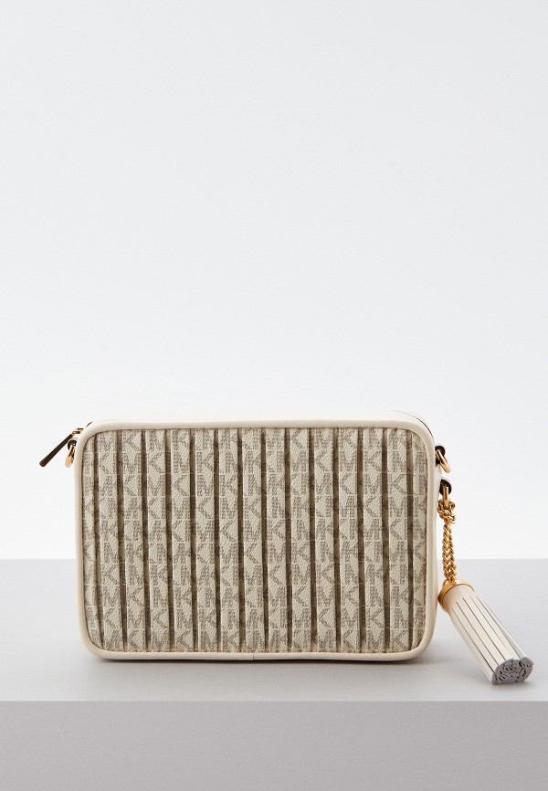 

Сумка и брелок Michael Michael Kors, Бежевый, JET SET CHARM