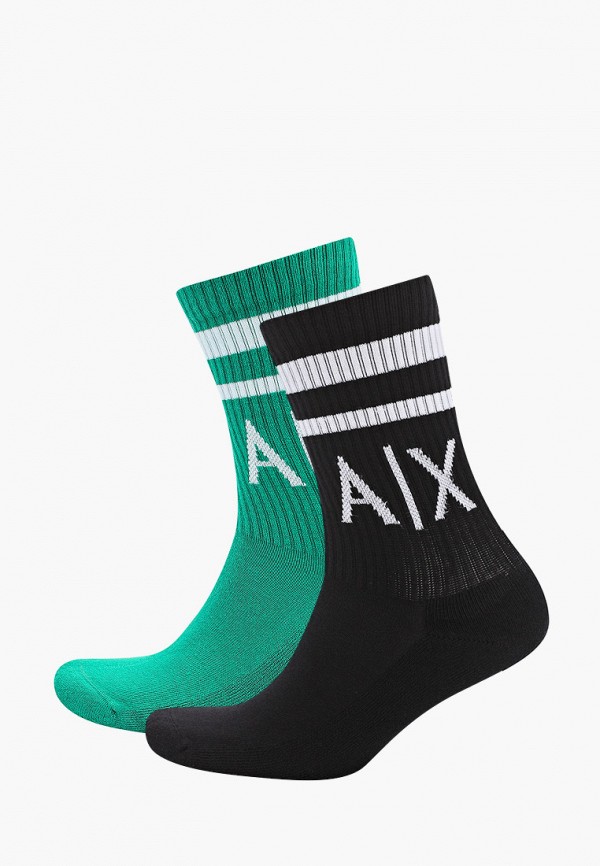 

Носки 2 пары Armani Exchange, Зеленый;черный, Armani Exchange RTLABB241501