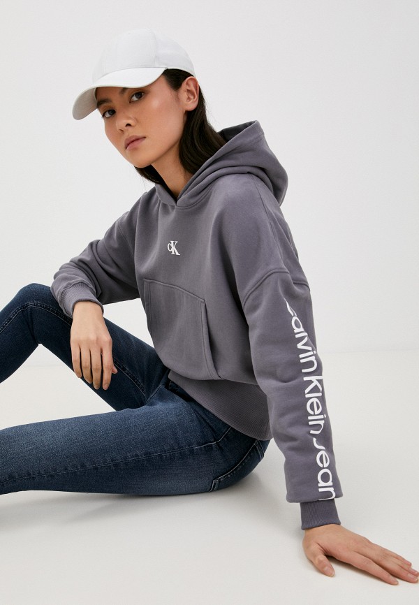 

Худи Calvin Klein Jeans, Серый