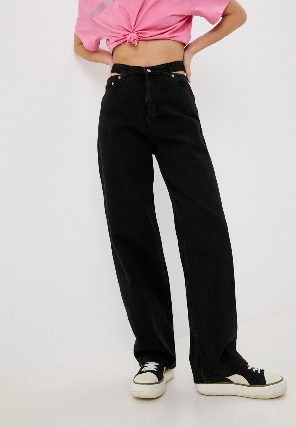 

Джинсы Calvin Klein Jeans, Черный, HIGH RISE RELAXED