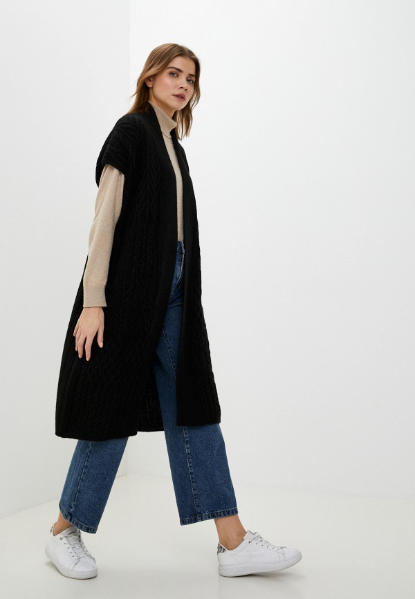 

Кардиган United Colors of Benetton, Черный, United Colors of Benetton RTLABB263601