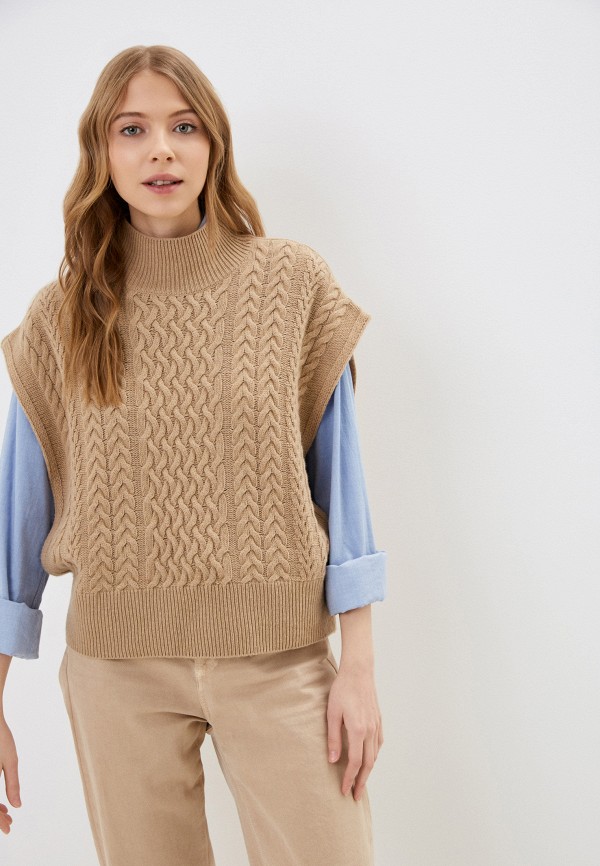

Жилет United Colors of Benetton, Бежевый, United Colors of Benetton RTLABB265001