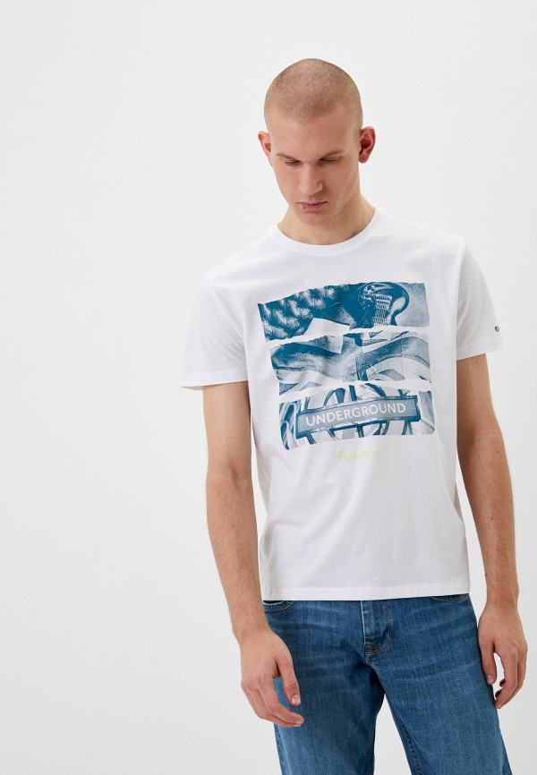 

Футболка Pepe Jeans, Белый, Pepe Jeans RTLABB286401