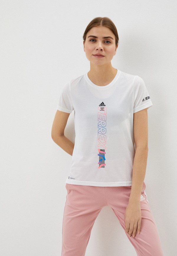 

Футболка спортивная adidas, Белый, AGRAVIC SHIRT W