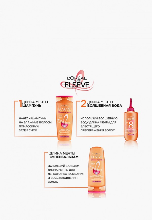 Кондиционер для волос L'Oreal Paris прозрачный, размер 00, фото 3