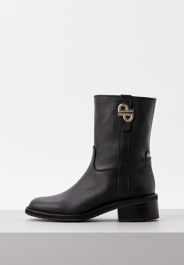 

Полусапоги Pollini, Черный, Pollini RTLABB393001