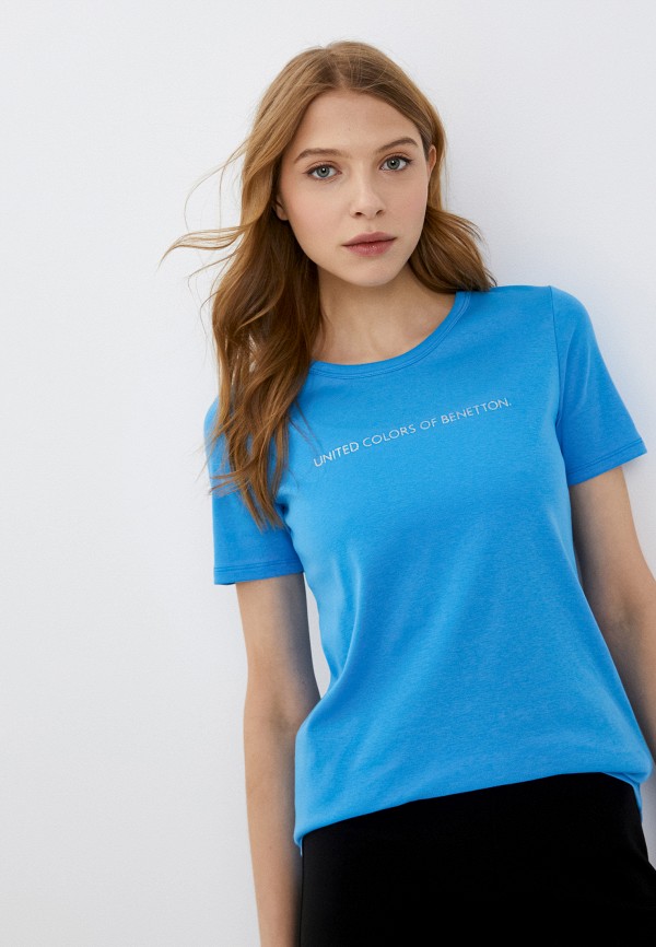 

Футболка United Colors of Benetton, Голубой, United Colors of Benetton RTLABB405201