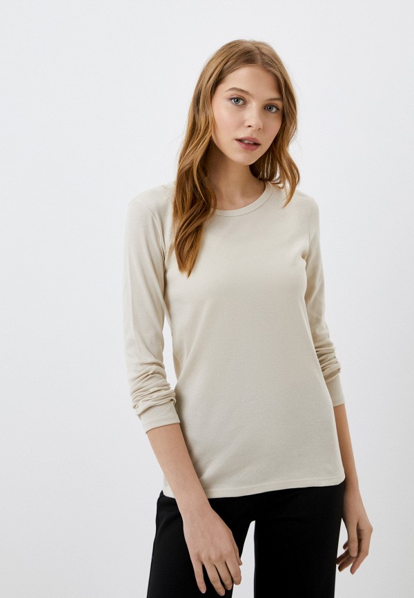 

Лонгслив United Colors of Benetton, Бежевый, United Colors of Benetton RTLABB405401