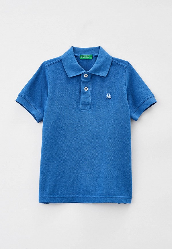 

Поло United Colors of Benetton, Синий, United Colors of Benetton RTLABB408301