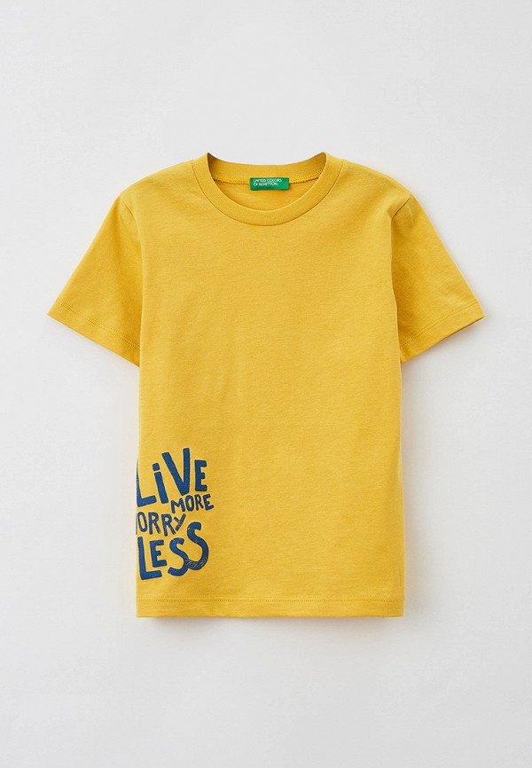 

Футболка United Colors of Benetton, Желтый, United Colors of Benetton RTLABB409501