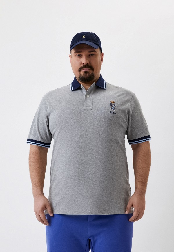 

Поло Polo Ralph Lauren Big & Tall, Серый, Polo Ralph Lauren Big & Tall RTLABB463701
